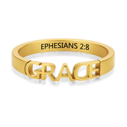 GRACE Ring in Gold, Silver & Rose Gold (Made to Order Ships in 2-3 weeks)