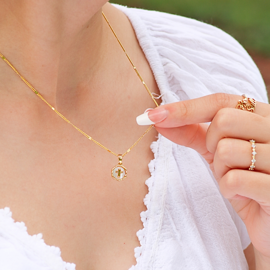 My Redeemer Necklace in Gold & Silver