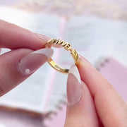 YAHWEH Ring in Gold, Silver & Rose Gold (Made to Order Ships in 2-3 weeks)