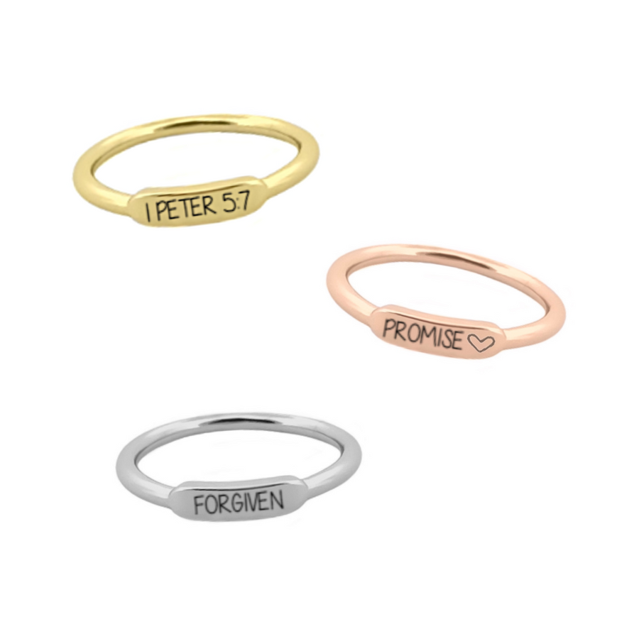 Personalized Engraved Ring