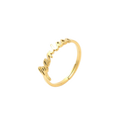 'Fearless' Adjustable Ring in Gold
