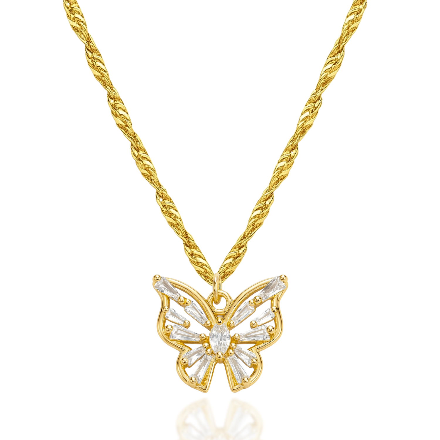 Transformed Necklace in Gold & Silver