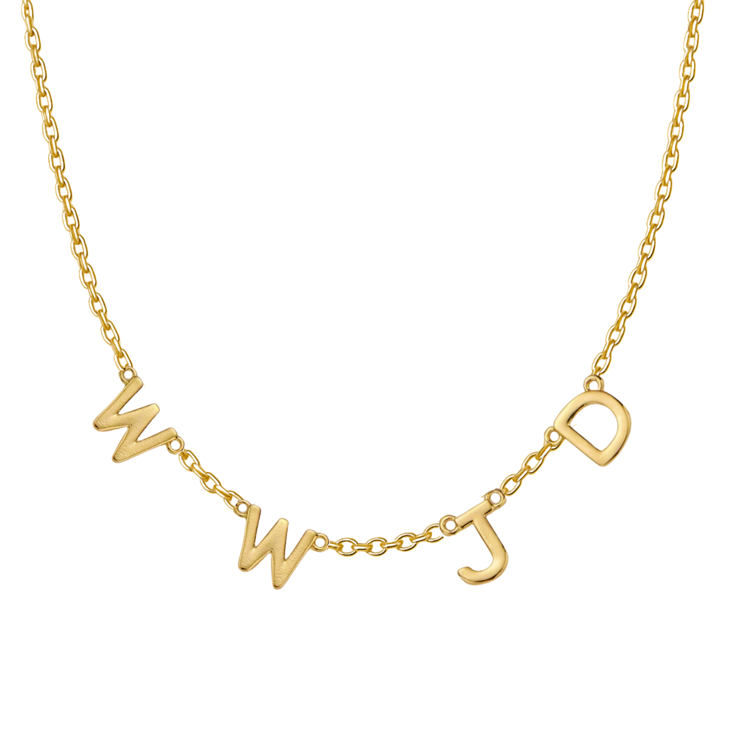 WWJD Necklace in Stainless Steel