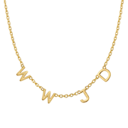 WWJD Necklace in Stainless Steel