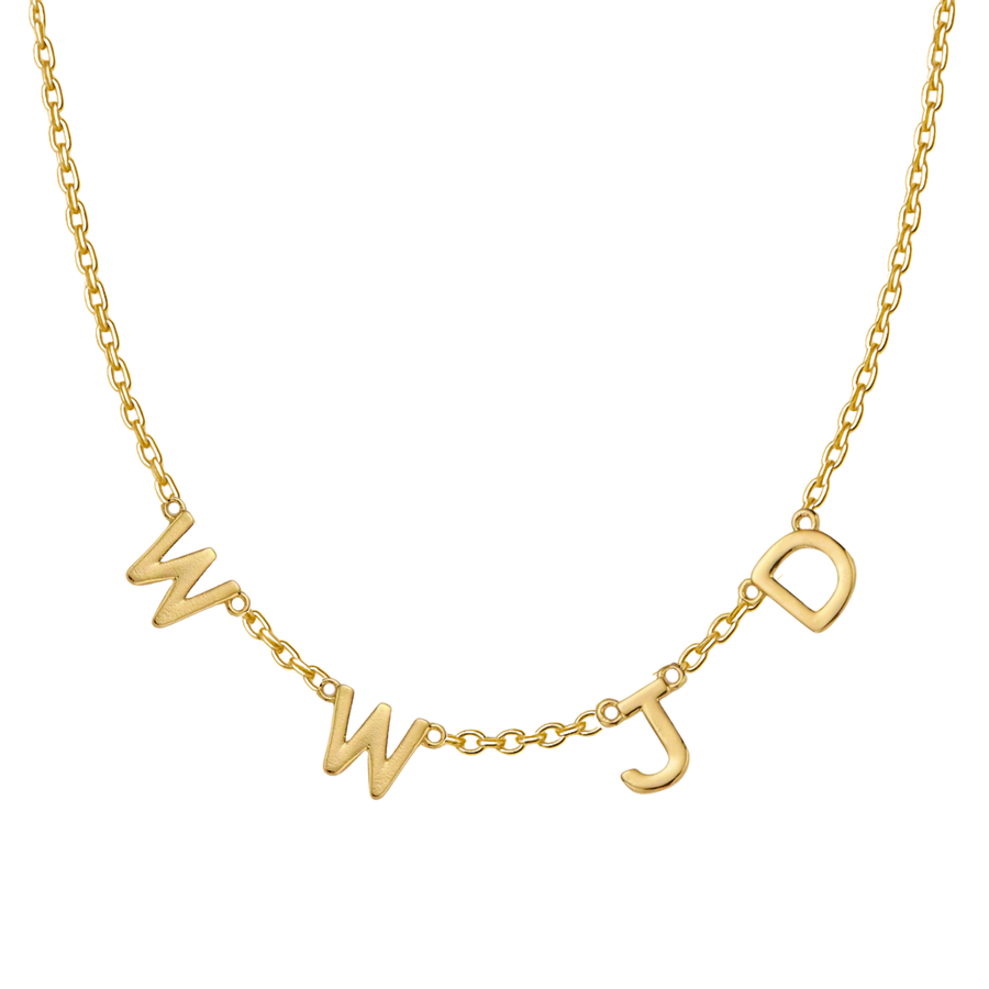 WWJD Necklace in Stainless Steel