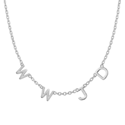 WWJD Necklace in Stainless Steel