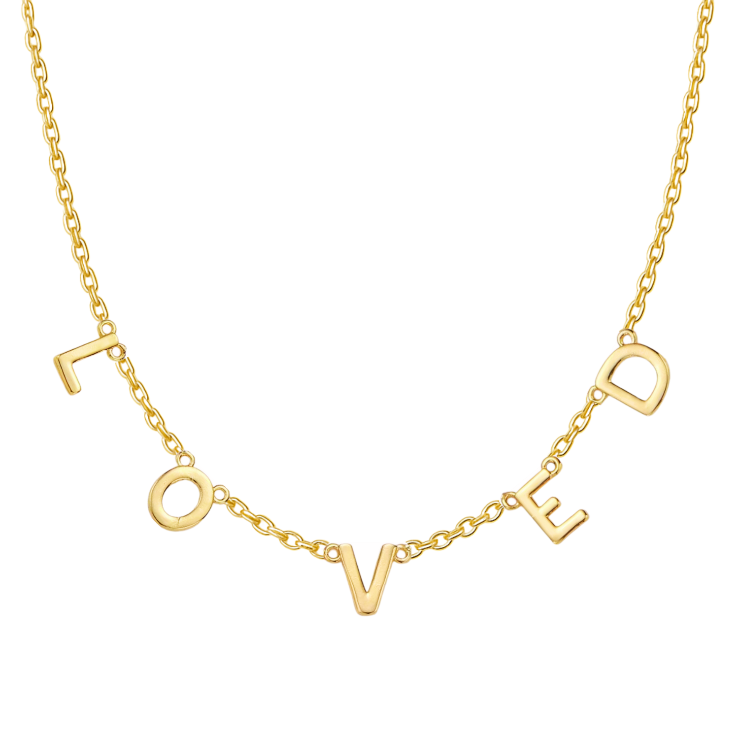 LOVED Necklace in Stainless Steel