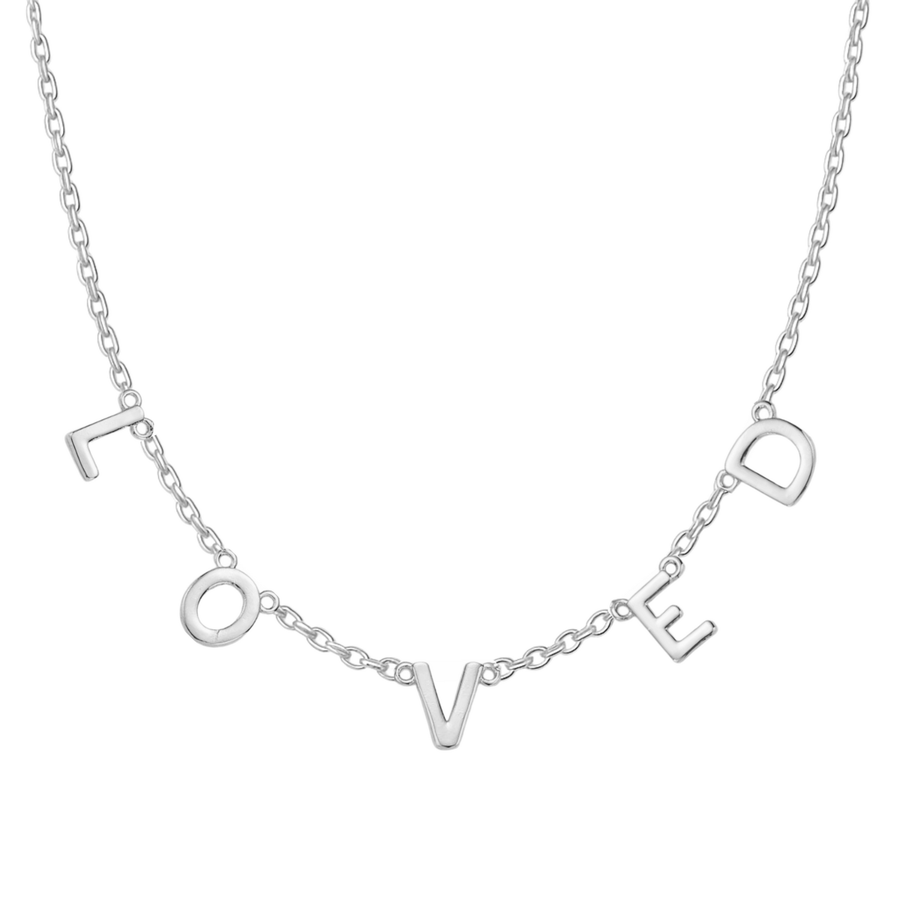 LOVED Necklace in Stainless Steel