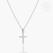 My Provider Cross Necklace- Gold Vermeil & Sterling Silver