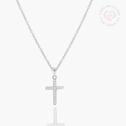 My Provider Cross Necklace- Gold Vermeil & Sterling Silver