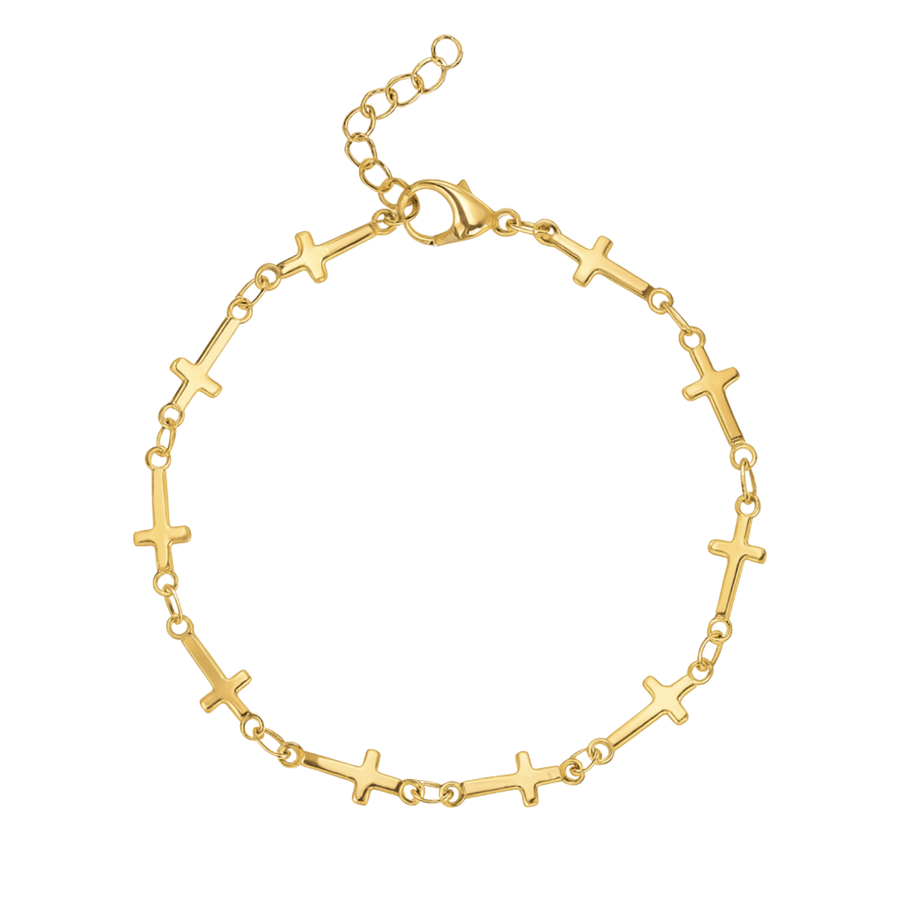 Adorned in Grace Bracelet in Gold and Silver