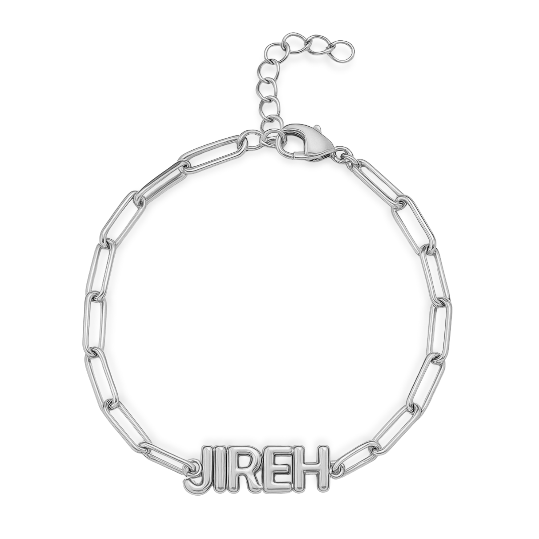 JIREH Paperclip Bracelet in Gold and Silver