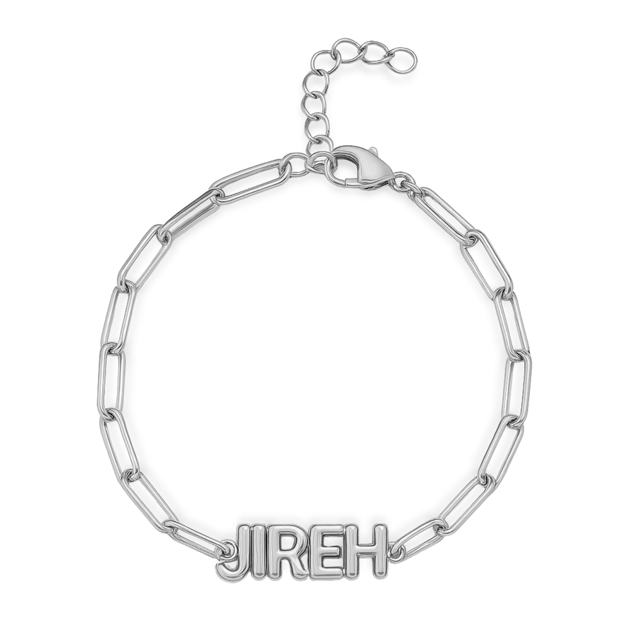 JIREH Paperclip Bracelet in Gold and Silver