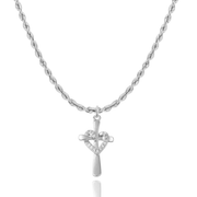 The Love of Jesus Necklace in Gold and Silver