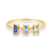 Shades of Blue Ring