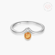 Mustard Seed Ring (Matthew 17:20)- Gold Vermeil & Sterling Silver