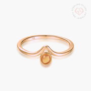 Mustard Seed Ring (Matthew 17:20)- Gold Vermeil & Sterling Silver