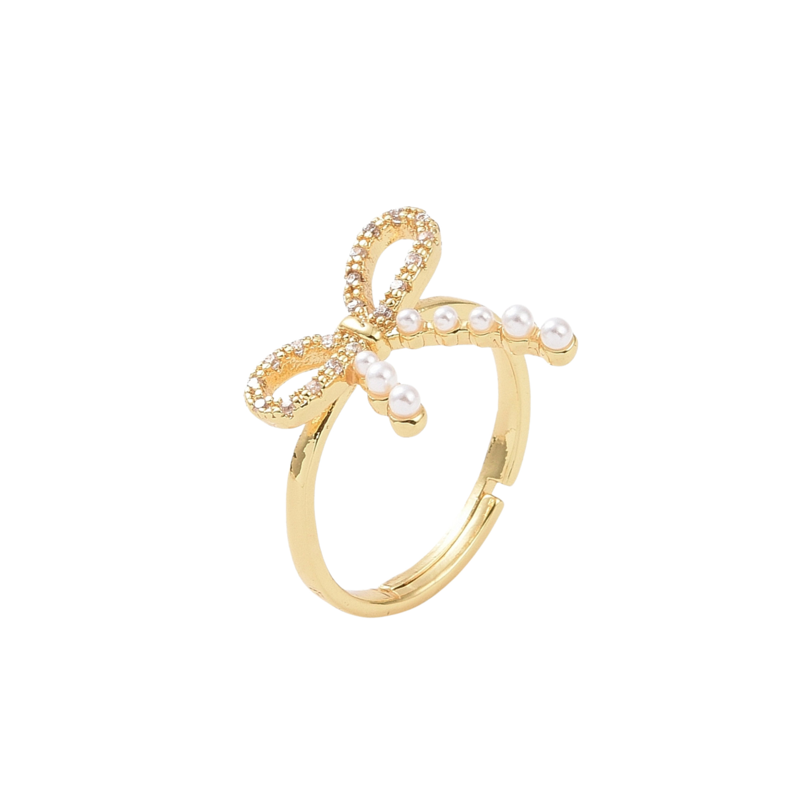 Bow of Kindness Adjustable Ring