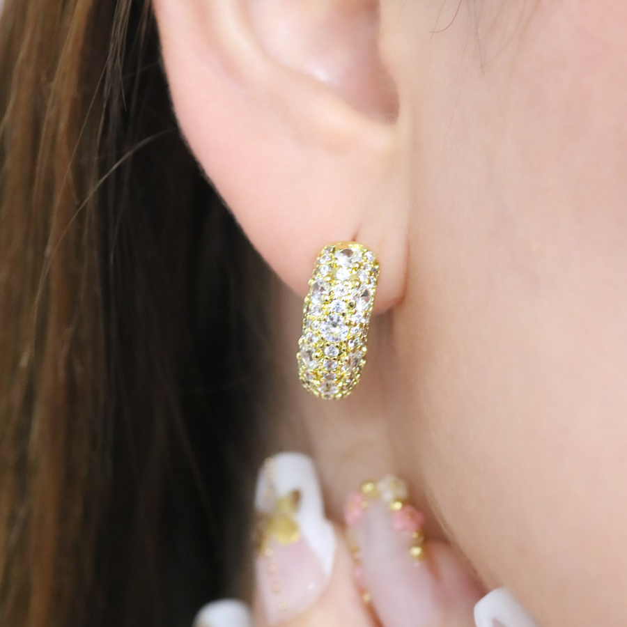 Joyful Light Hoops in Gold & Silver