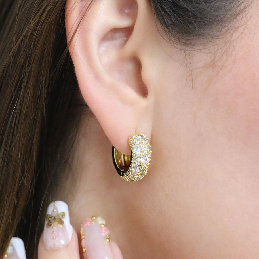 Joyful Light Hoops in Gold & Silver
