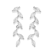 Everlasting Vine Studs in Gold & Silver