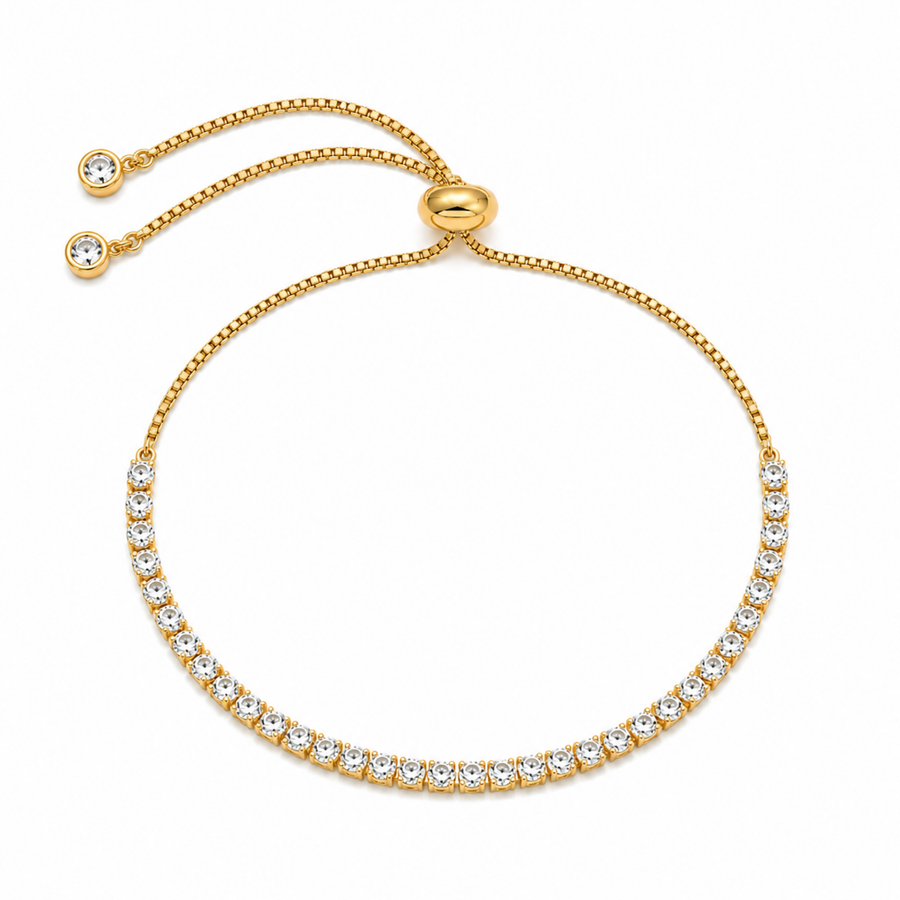 Graceful Tennis Adjustable Bracelet