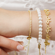 Graceful Tennis Adjustable Bracelet