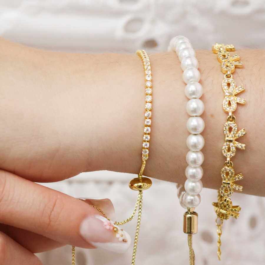 Graceful Tennis Adjustable Bracelet