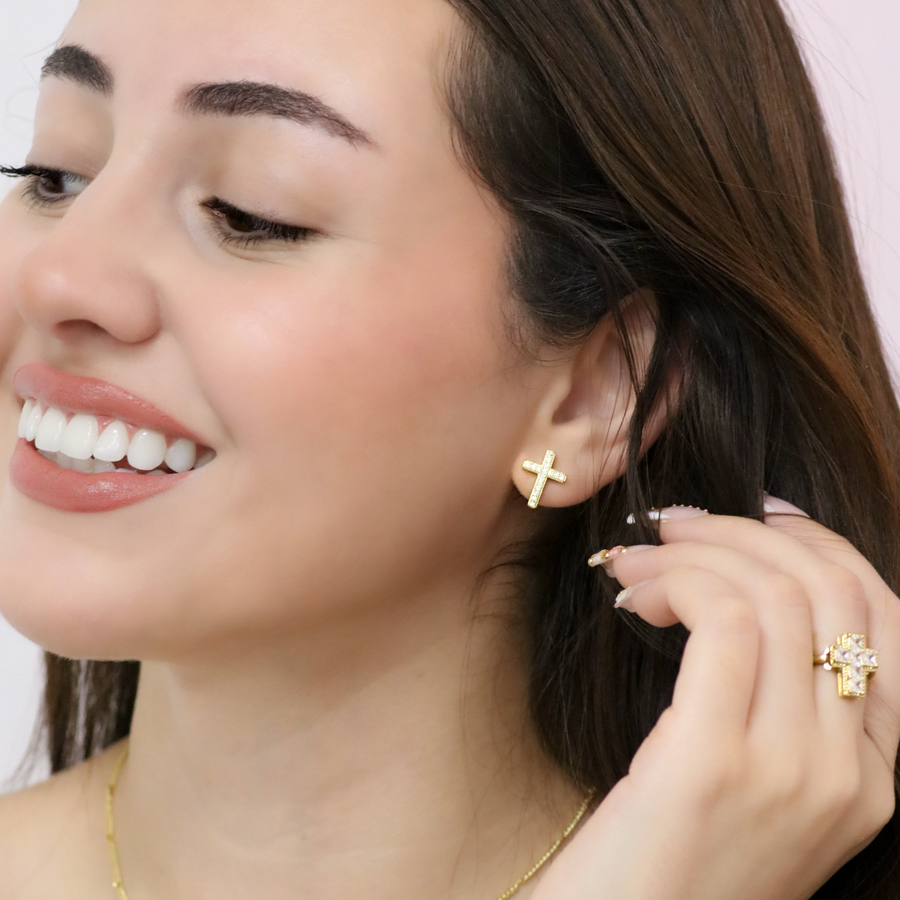 Beloved Hoops in Gold