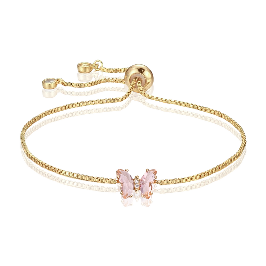 Born Again Butterfly Adjustable Bracelet in Multiple Colors – AMADI Jewelry