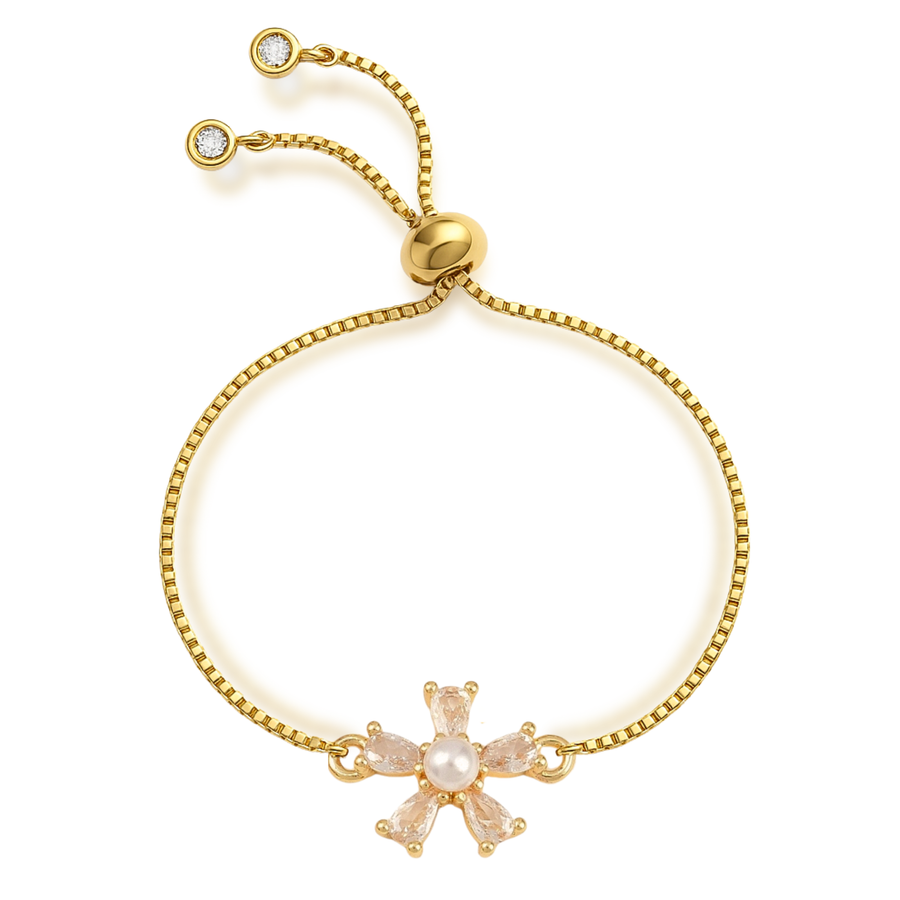 Bloom in Faith Adjustable Bracelet