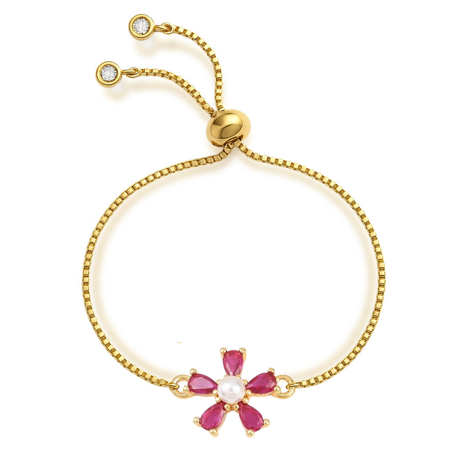 Bloom in Faith Adjustable Bracelet