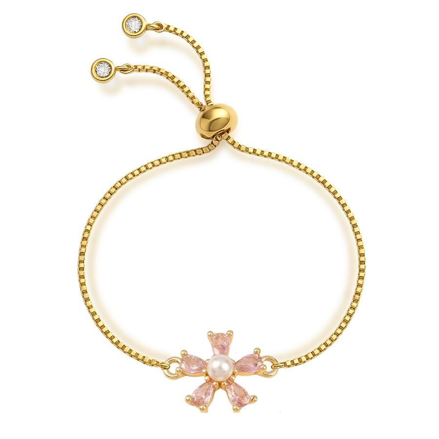 Bloom in Faith Adjustable Bracelet