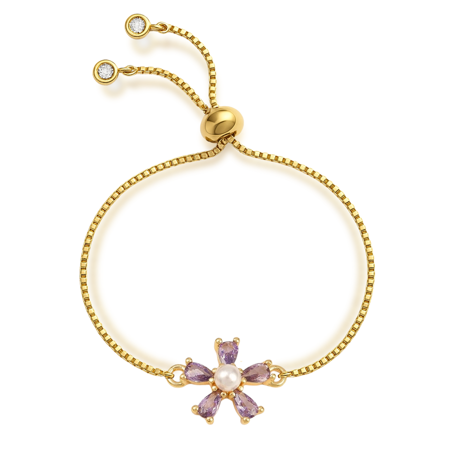 Bloom in Faith Adjustable Bracelet