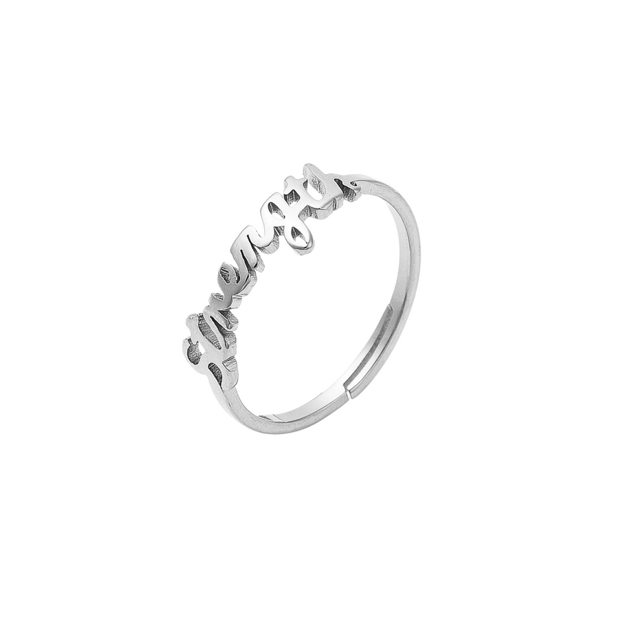 Strength Adjustable Ring Gold and Silver