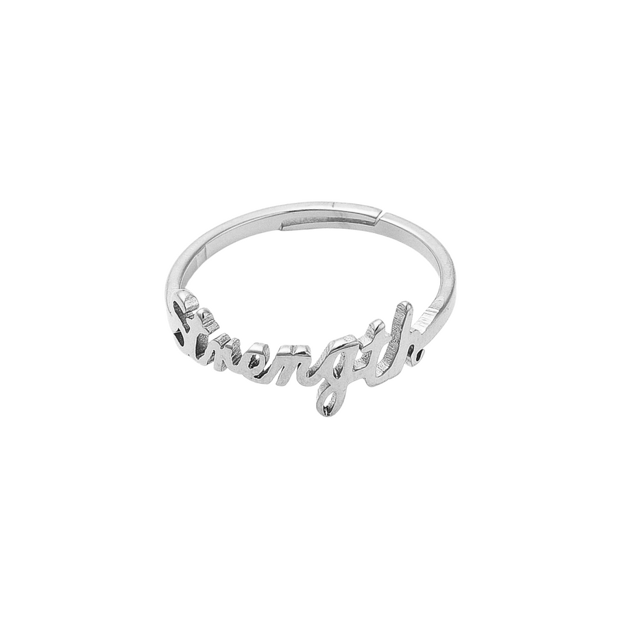 Strength Adjustable Ring Gold and Silver