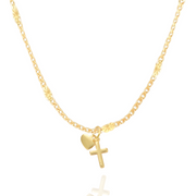 Steadfast Love Necklace in Gold and Silver