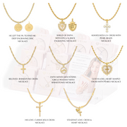 32 Gold Best-Selling Christian Necklaces Kit with Display