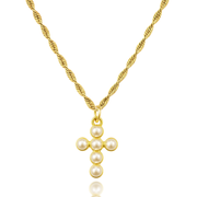 Always with Us Necklace in Gold & Silver