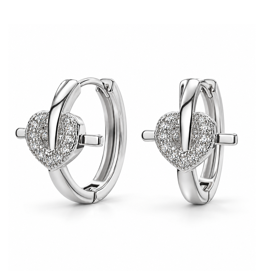 The Love of Jesus Huggies in Gold and Silver