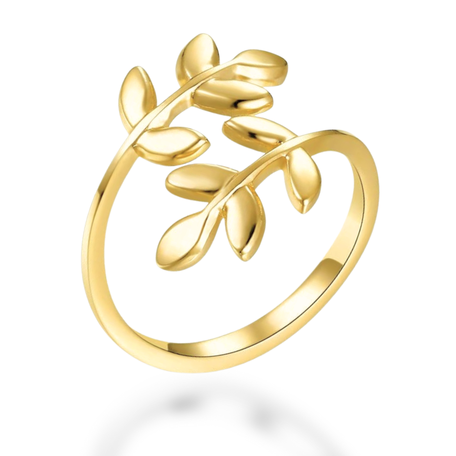 Vine Adjustable Ring in Gold and Silver