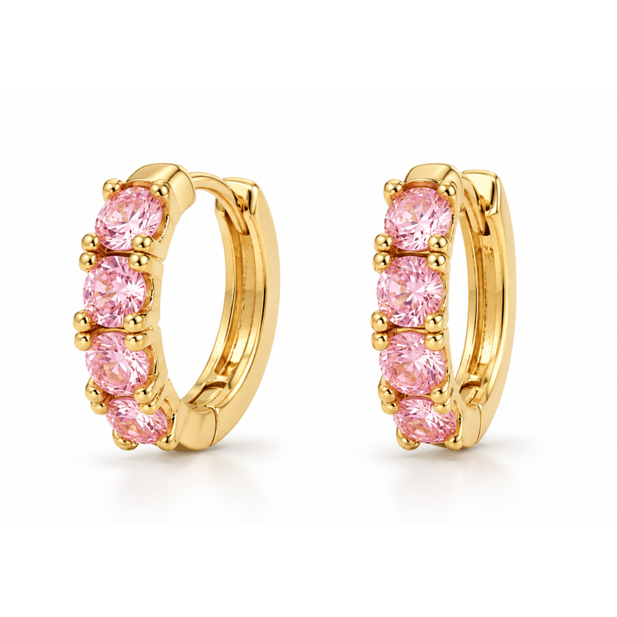 Sweet Blessings Pink Hoops