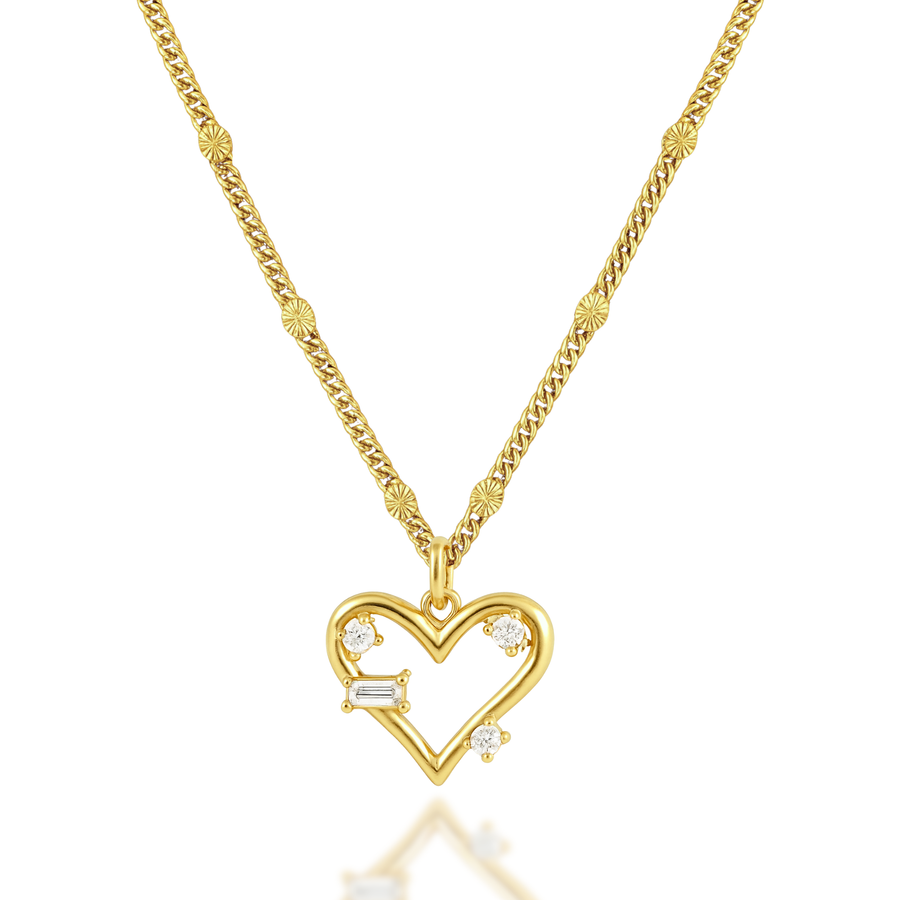 Heart of Worship Necklace in Gold and Silver