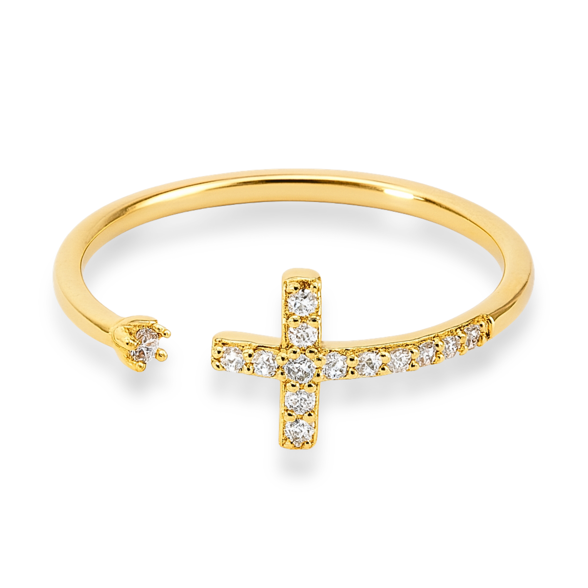 Infinite Love Adjustable Ring in Gold and Silver