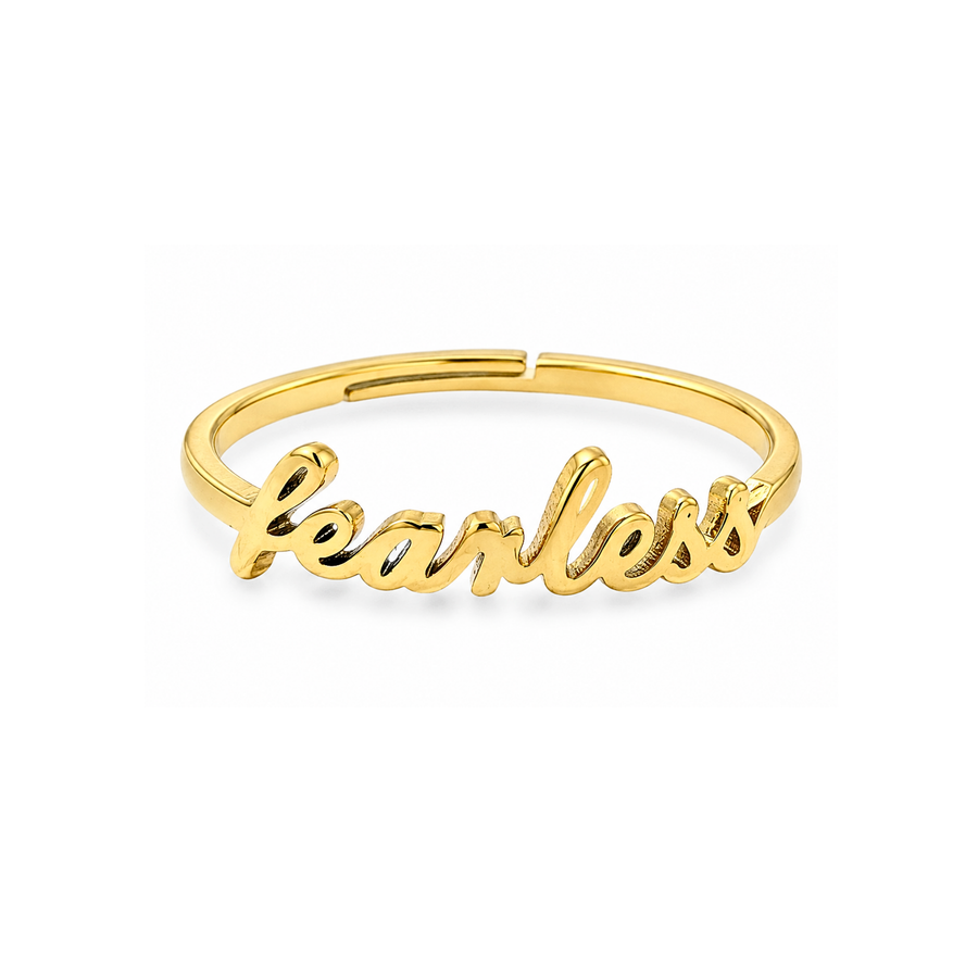 'Fearless' Adjustable Ring