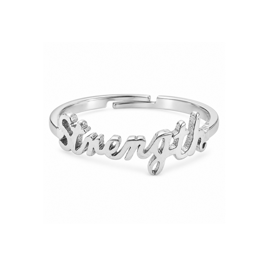 Strength Adjustable Ring in Gold and Silver