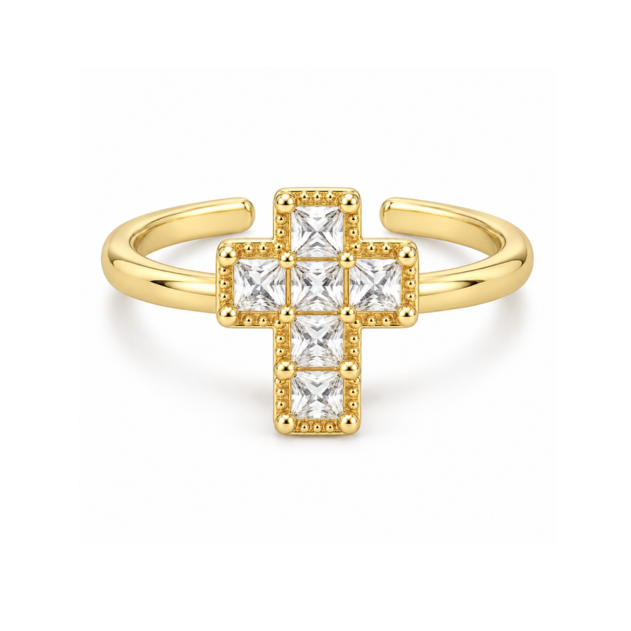 Solid Foundation Cross Ring