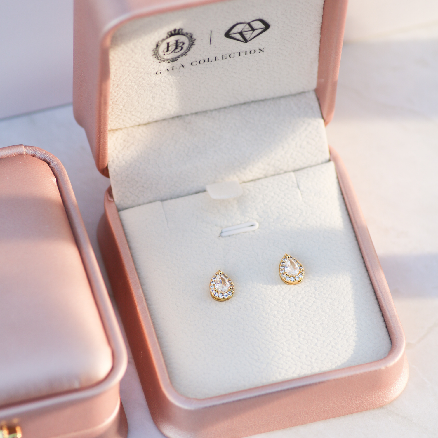 No More Tears Studs in Gold & Silver