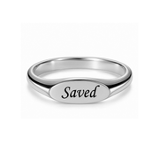 Saved Signet Ring in Gold, Silver & Rose Gold (Made to Order Ships in 2-3 weeks)