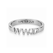 WWJD Ring in Gold, Silver & Rose Gold